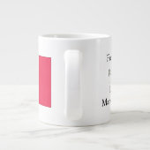 Mug du drapeau français avec le nom de l'hymne nat (Dos)