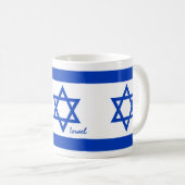 Mug du drapeau israélien, patriotes israéliens /sp (Devant droit)