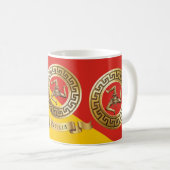 Mug du drapeau sicilien (Devant droit)