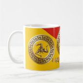 Mug du drapeau sicilien (Gauche)