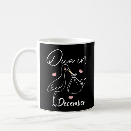Mug Dû En Décembre Swan Drôle Transportant Un Mignonne (Gauche)