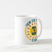 Mug Du Fils au Fils En bas Maman des garçons (Devant droit)