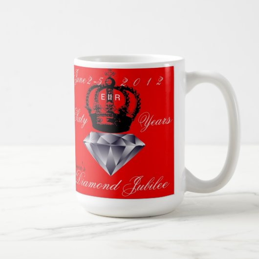 Mug du jubilé de diamant de Queens (Droite)