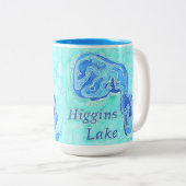 Mug du lac Higgins de la peinture originale (Devant droit)