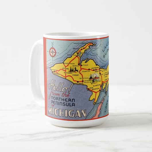 Mug du lac Michigan (Devant gauche)