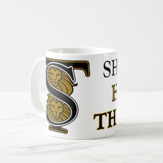 Mug du logo complet du SHS Theatre (Devant gauche)