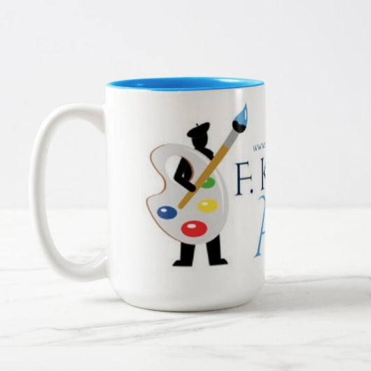 Mug du logo d'art FK (Gauche)