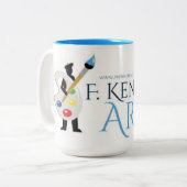 Mug du logo d'art FK (Devant gauche)