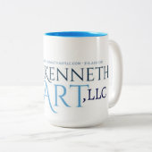 Mug du logo d'art FK (Devant droit)