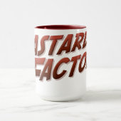 Mug du logo de la fabrique Bastard - Rouge (Centre)