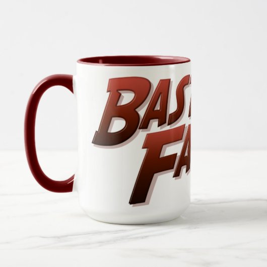 Mug du logo de la fabrique Bastard - Rouge (Gauche)