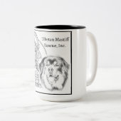 Mug du logo de la Secourt du Mastiff tibétain (Devant droit)