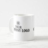 Mug du logo de l'entreprise personnalisée (Devant gauche)