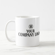 Mug du logo de l'entreprise personnalisée