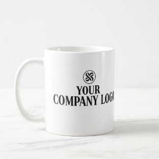 Mug du logo de l'entreprise personnalisée