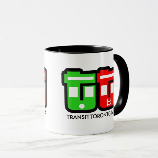 Mug du logo de Toronto Transit (Devant droit)