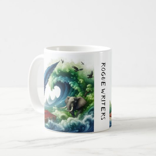 Mug du logo des rédacteurs non fiables (Devant gauche)
