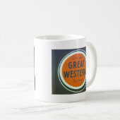 Mug du logo du chemin de fer vintage (Devant droit)