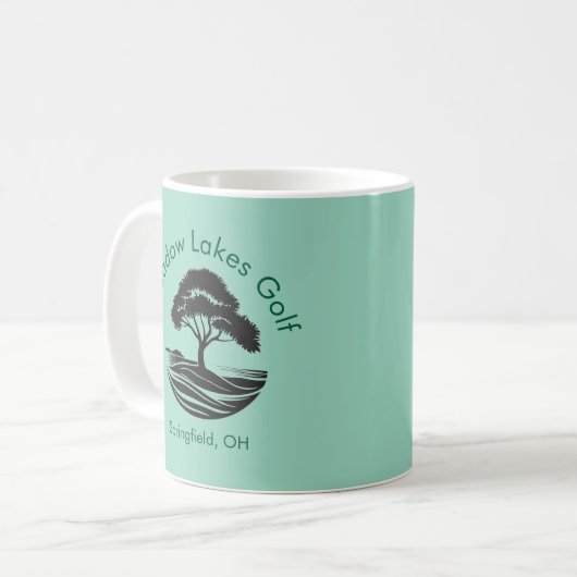 Mug du logo du club de golf (Devant gauche)