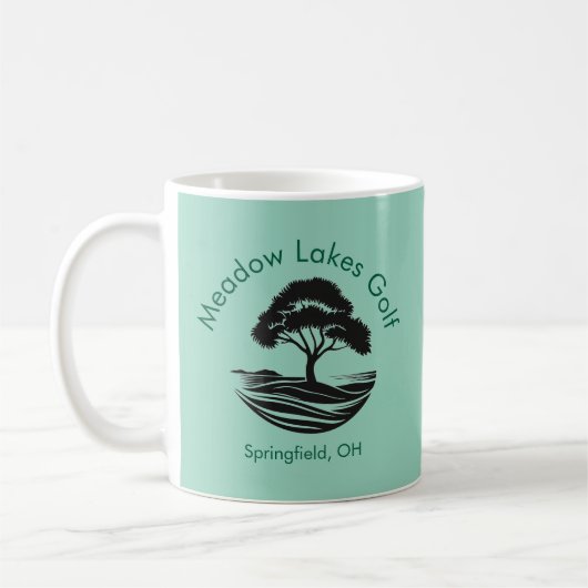 Mug du logo du club de golf (Gauche)