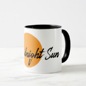 Mug du logo du soleil de minuit (Devant droit)
