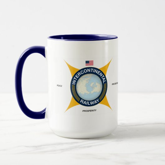 Mug du logo ferroviaire intercontinental (Gauche)