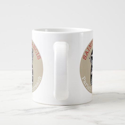 Mug du logo Saint François (Dos)