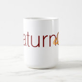 Mug du logo Saturn Text (Centre)