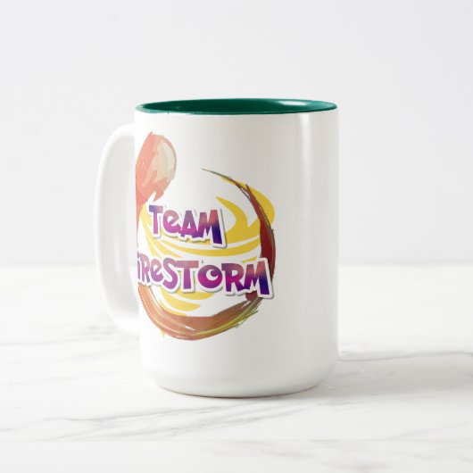 Mug du logo Team Firestorm (Devant gauche)