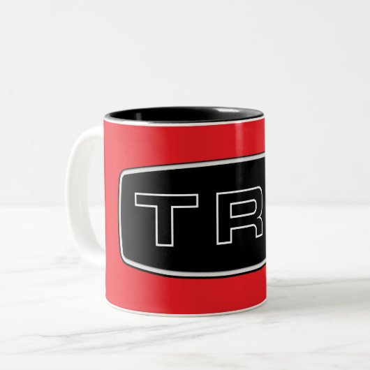 Mug du logo TR6 (Devant gauche)