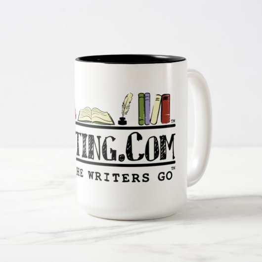 Mug du logo Writing.Com (Devant droit)