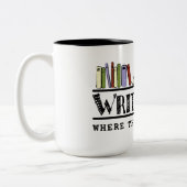 Mug du logo Writing.Com (Gauche)