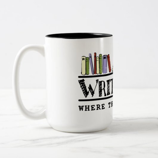 Mug du logo Writing.Com (Gauche)