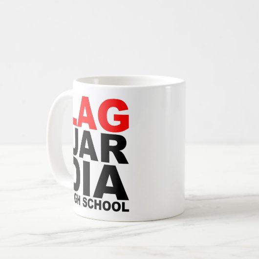 Mug du lycée de LaGuardia (Devant gauche)