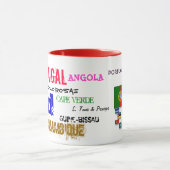 Mug du monde de la langue portugaise (Centre)