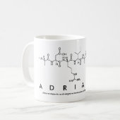Mug du nom du peptide Adriana (Devant gauche)