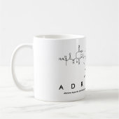 Mug du nom du peptide Adriana (Gauche)