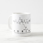 Mug du nom du peptide Adrianna (Devant gauche)