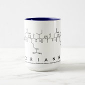 Mug du nom du peptide Adrianna (Centre)