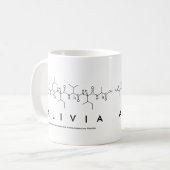 Mug du nom du peptide Alivia (Devant gauche)