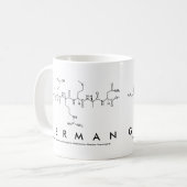 Mug du nom du peptide allemand (Devant gauche)