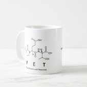 Mug du nom du peptide animal (Devant gauche)