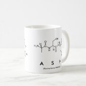 Mug du nom du peptide Ash (Devant droit)