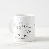 Mug du nom du peptide Ash (Devant gauche)