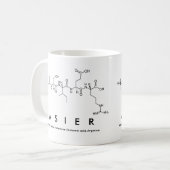 Mug du nom du peptide Asier (Devant gauche)