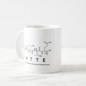 Mug du nom du peptide Atte (Devant gauche)