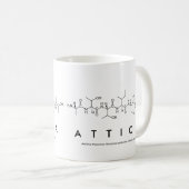 Mug du nom du peptide Attica (Devant droit)