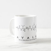 Mug du nom du peptide Avalynn (Devant gauche)