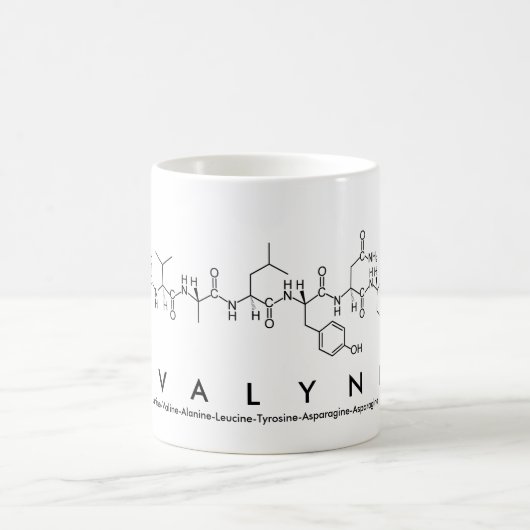 Mug du nom du peptide Avalynn (Centre)