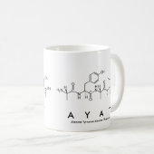 Mug du nom du peptide ayat (Devant droit)
